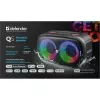 Defender Q5 stereoportatiivne Bluetooth-kõlar, 20 W, LED-valgustus, FM-raadio, TWS