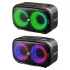 Defender Q5 stereoportatiivne Bluetooth-kõlar, 20 W, LED-valgustus, FM-raadio, TWS