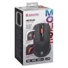 Juhtmevaba RF vaikne optiline hiir DEFENDER Nexus MS-195 — 1600 DPI, 2,4 GHz, nano USB, mõlemakäeline, 2×AAA, must