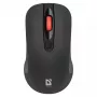 Juhtmevaba RF vaikne optiline hiir DEFENDER Nexus MS-195 — 1600 DPI, 2,4 GHz, nano USB, mõlemakäeline, 2×AAA, must
