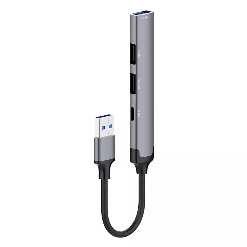Dokkimisjaam ColorWay CW-HUB05, 4-ühes USB-C jaotur HDMI ja Ethernetiga