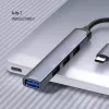 Dokkimisjaam ColorWay CW-HUB04 4-in-1 USB-C — HDMI, Gigabit Ethernet, USB-A, PD läbivool