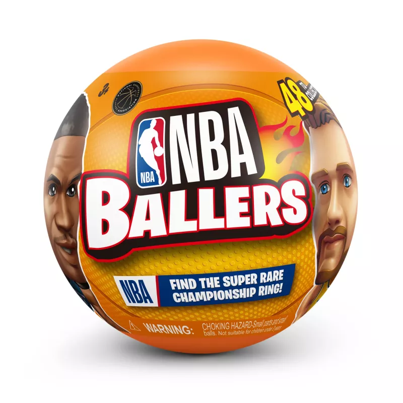 5 Surprise NBA Ballers Series 2, 3 a, Mitmevärviline