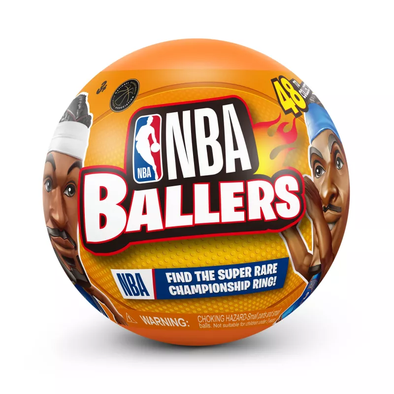 5 Surprise NBA Ballers Series 2, 3 a, Mitmevärviline