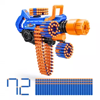 Mängunoolepüss Zuru XSHOT Insanity — Smoke N Barrel, sisaldab 72 vahtnoole