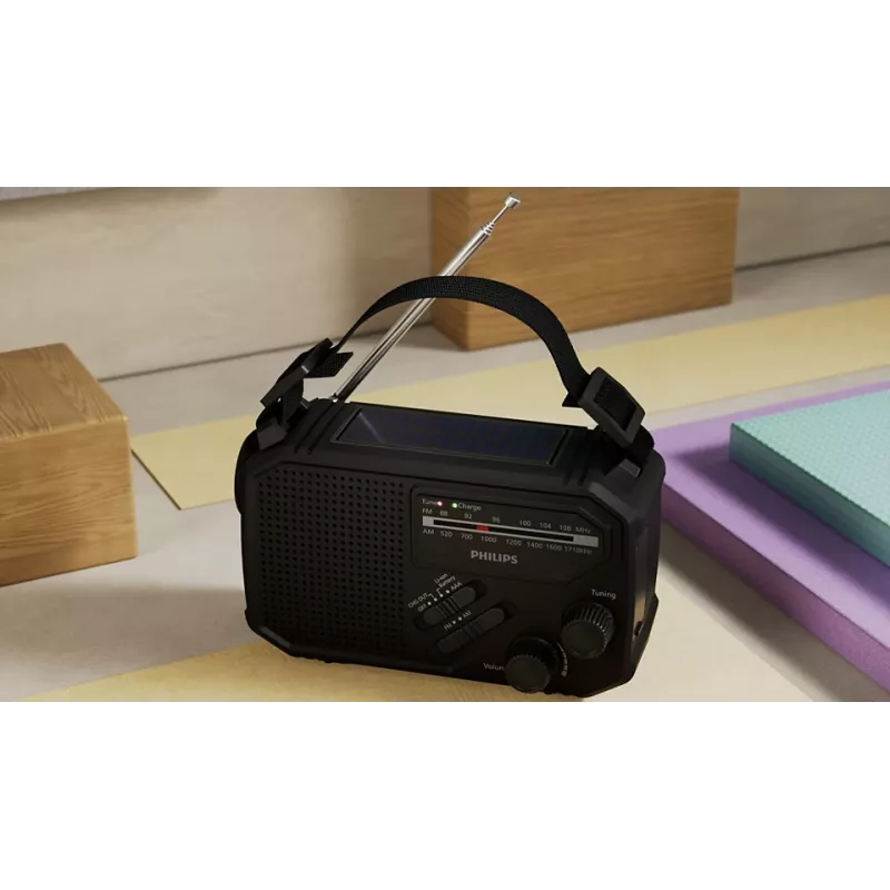 Kaasaskantav raadio Philips TAR1609/00 analoog- ja digitaalne AM FM Must