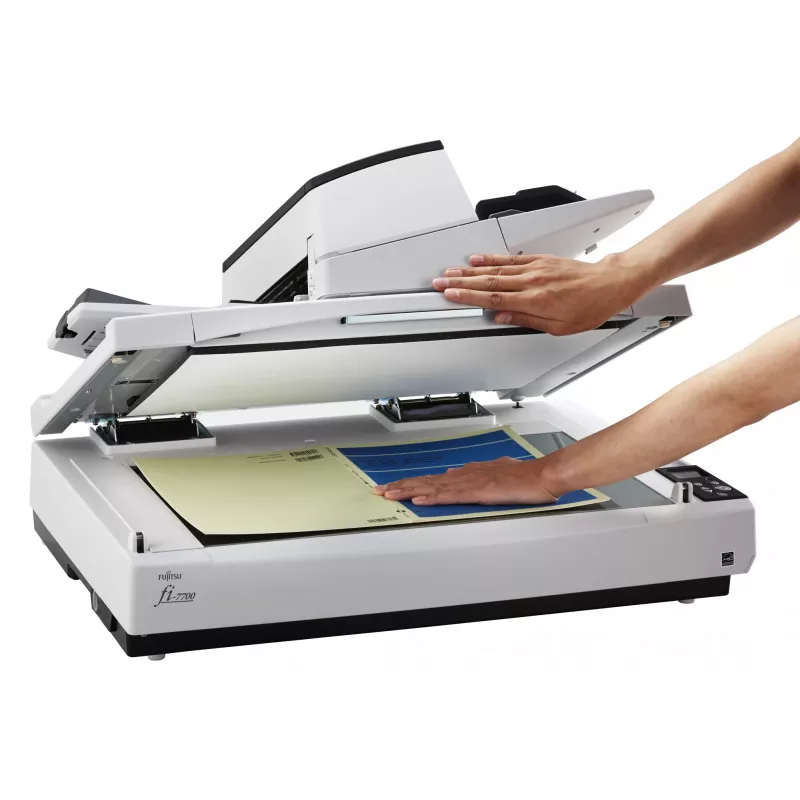 Ricoh fi-7700S lamet- ja ADF-skanner 600 x 600 DPI A3 Must, Valge