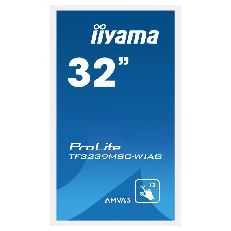 Monitor iiyama ProLite TF3239MSC-W1AG 31,5 tolli (80 cm) Full HD 1920x1080 LED puuteekraan AMVA3 Valge