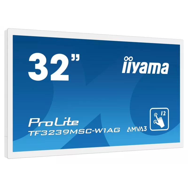 Monitor iiyama ProLite TF3239MSC-W1AG 31,5 tolli (80 cm) Full HD 1920x1080 LED puuteekraan AMVA3 Valge