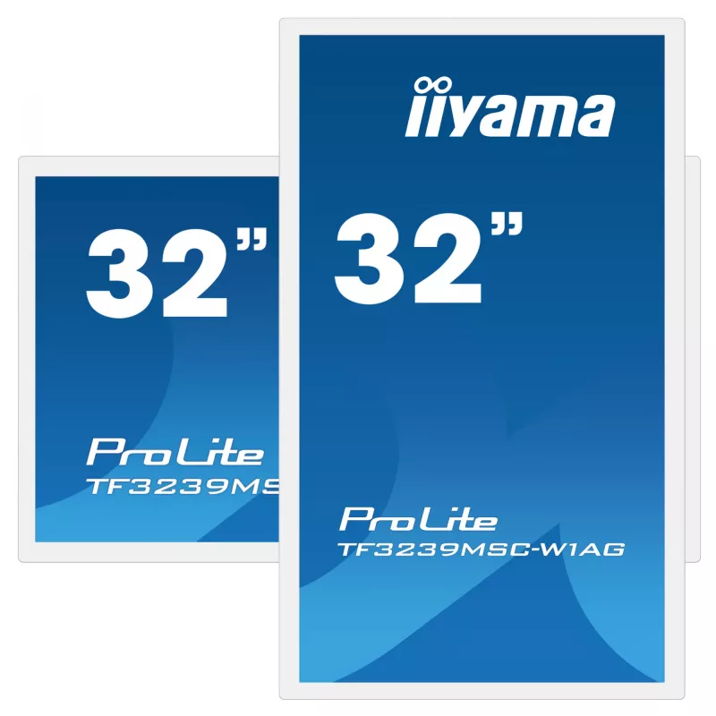 Monitor iiyama ProLite TF3239MSC-W1AG 31,5 tolli (80 cm) Full HD 1920x1080 LED puuteekraan AMVA3 Valge