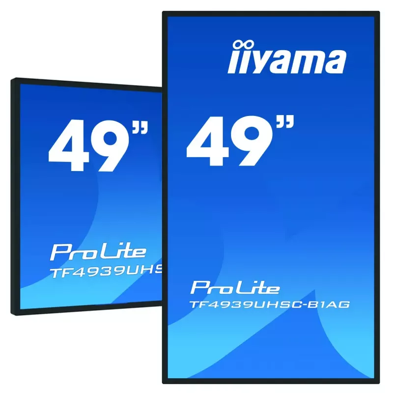 iiyama ProLite TF4939UHSC-B1AG arvutimonitor 124,5 cm (49 tolli) 3840 x 2160 pikslit 4K Ultra HD LED puutetundlik ekraan mitme kasutaja must