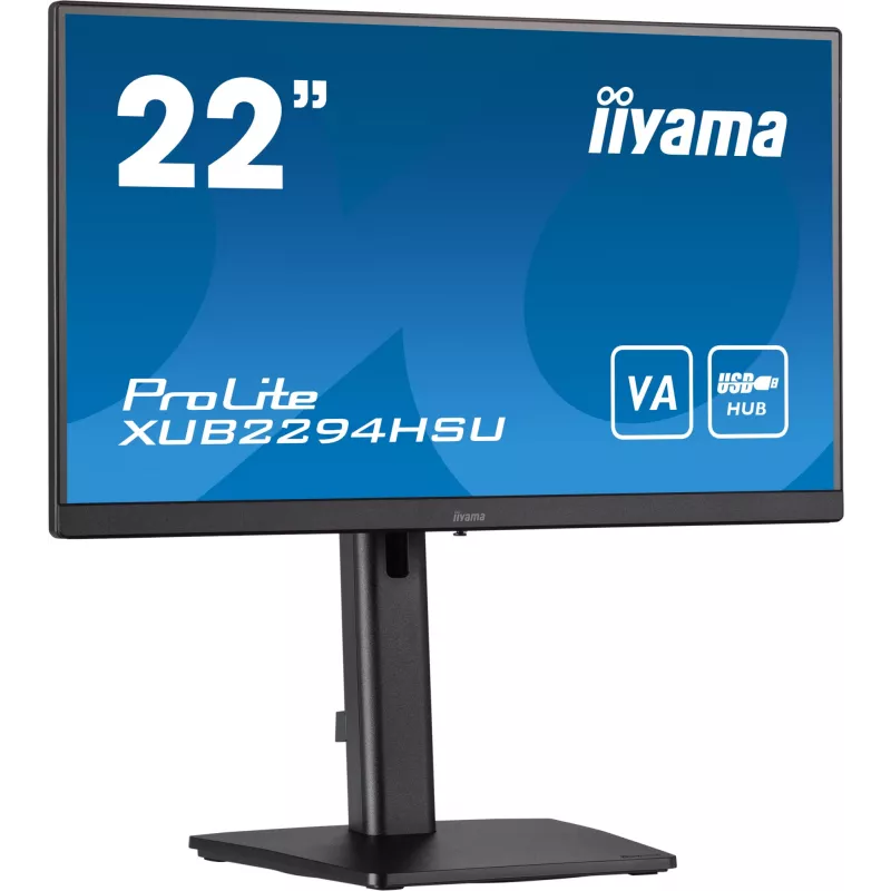 iiyama ProLite XUB2294HSU-B2 arvutikuvar 54,6 cm (21,5 tolli) 1920 x 1080 pikslit Full HD LCD Must