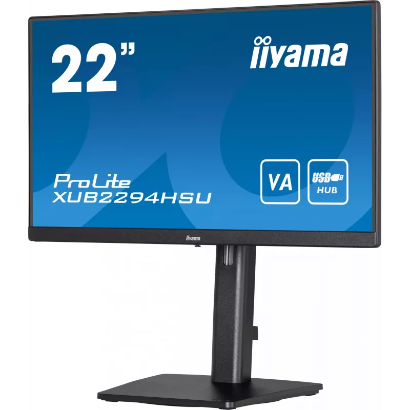 iiyama ProLite XUB2294HSU-B2 arvutikuvar 54,6 cm (21,5 tolli) 1920 x 1080 pikslit Full HD LCD Must