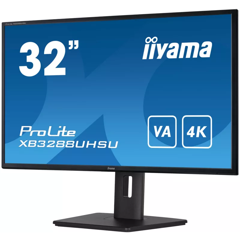 iiyama ProLite XB3288UHSU-B5 arvutikuvar 80 cm (31,5 tolli) 3840 x 2160 pikslit 4K Ultra HD LCD Must