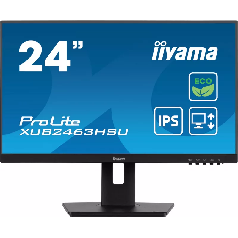 iiyama ProLite XUB2463HSU-B1 arvutikuvar 60,5 cm (23,8 tolli) 1920 x 1080 pikslit Full HD LED Must
