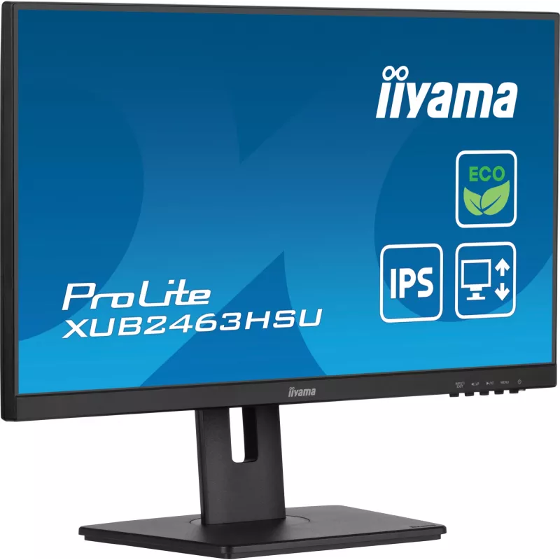 iiyama ProLite XUB2463HSU-B1 arvutikuvar 60,5 cm (23,8 tolli) 1920 x 1080 pikslit Full HD LED Must