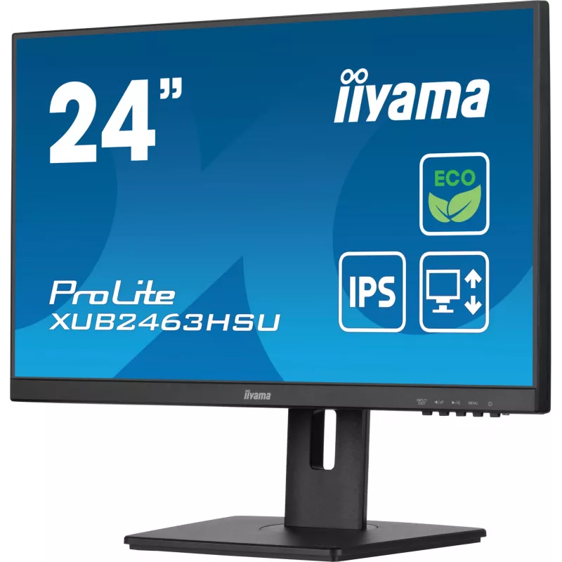iiyama ProLite XUB2463HSU-B1 arvutikuvar 60,5 cm (23,8 tolli) 1920 x 1080 pikslit Full HD LED Must