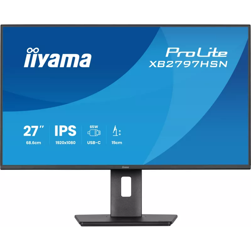 iiyama ProLite XB2797HSN-B1 arvutimonitor 68,6 cm (27 tolli) 1920 x 1080 pikslit Full HD LCD Must