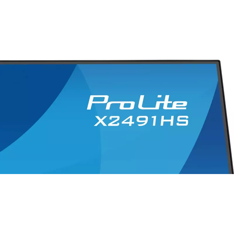 Monitor IIYAMA ProLite X2491HS-B1 23,8 tolli (60,5 cm) Full HD IPS LCD, 1920×1080, 178° vaatenurgad, matt, sisseehitatud kõlarid, VESA, must