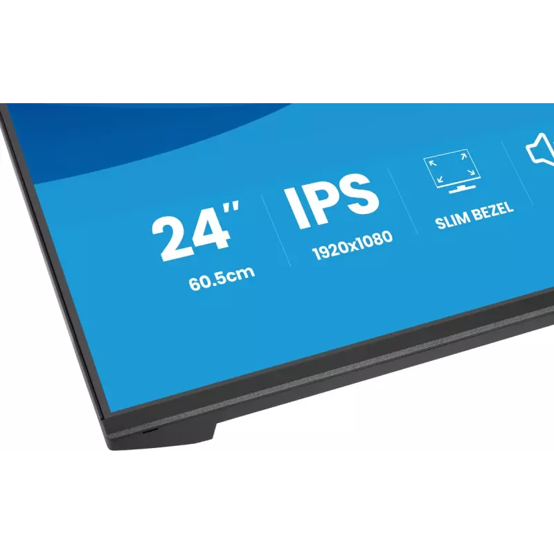 Monitor IIYAMA ProLite X2491HS-B1 23,8 tolli (60,5 cm) Full HD IPS LCD, 1920×1080, 178° vaatenurgad, matt, sisseehitatud kõlarid, VESA, must
