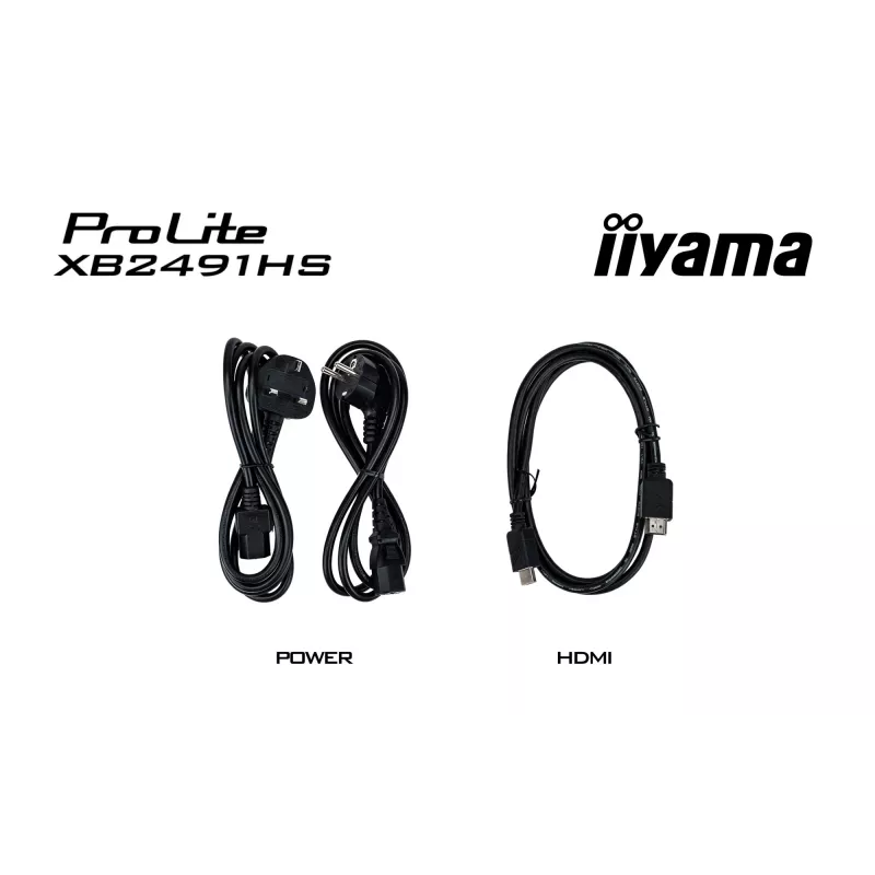 Monitor IIYAMA XB2491HS-B1 60,5 cm (23,8 tolli) 16:9 IPS, HDMI, DisplayPort ja sisseehitatud kõlaritega