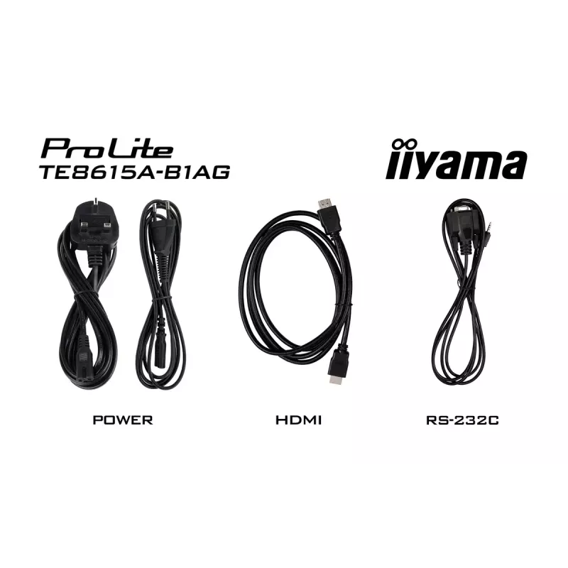 Interaktiivne puutetahvel IIYAMA TE8615A-B2AG 86-tolline 4:3 PCAP puuteekraan haridusele ja koostööle