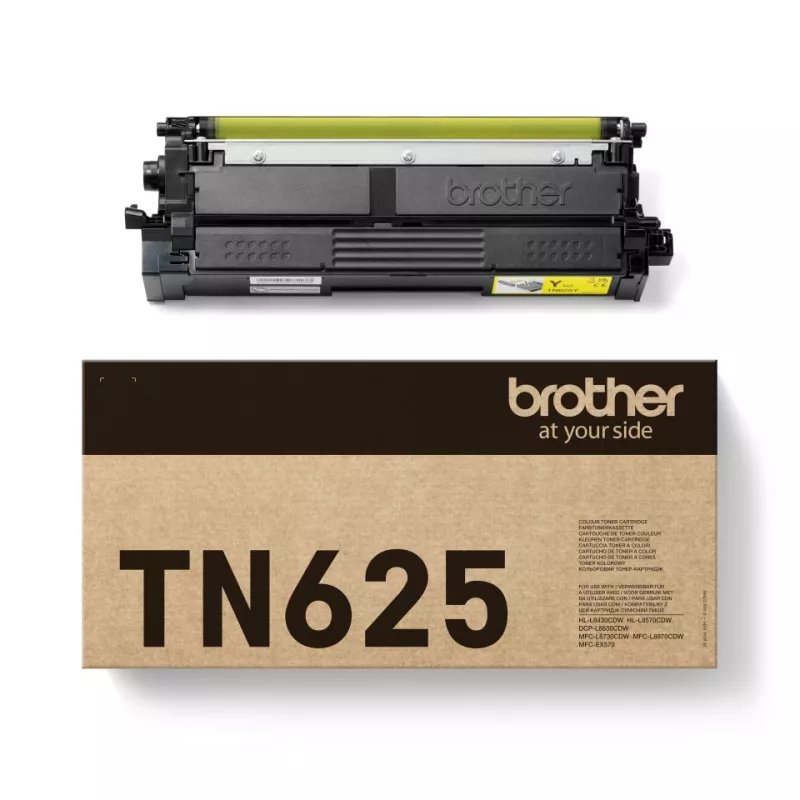 Brother TN-625Y kollane originaal toonerikassett, 1 tk, lehejõudlus 1800 lehekülge