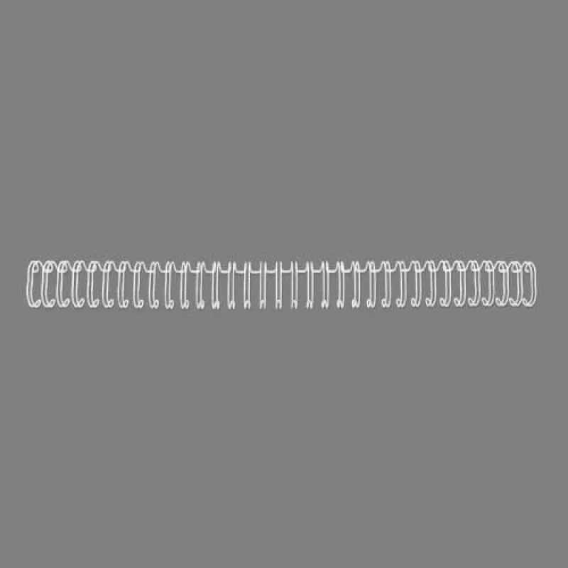 GBC Wire spines 3:1 NO5 8mm A4, valge, 3 lehte, metall, A4, 8 mm, 202 mm