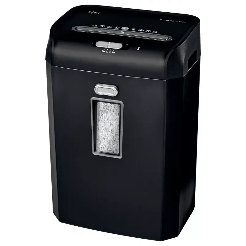 Rexel ProMax REX623 ristlõikepaberipurustaja P4, ristlõikus, 22 cm, 4 x 40 mm, 23 L, 222 lehte, 58 dB