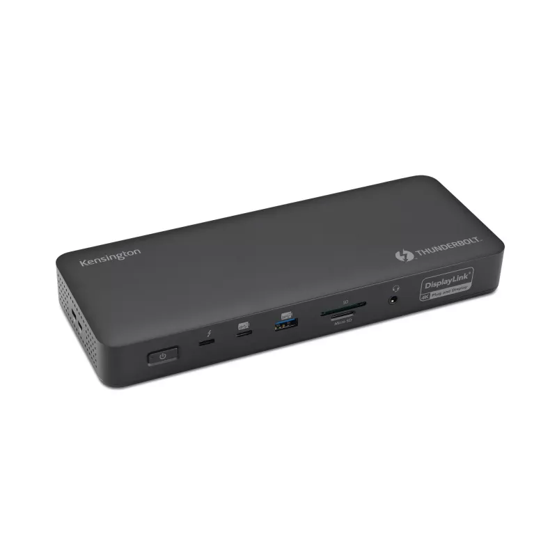 Kensington SD5920T EQ Thunderbolt 4 nelja 4K hübriiddokk DisplayLink-tehnoloogiaga