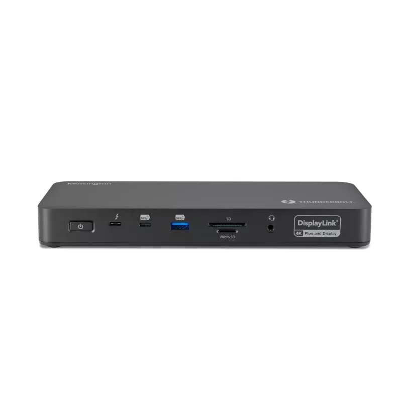 Kensington SD5920T EQ Thunderbolt 4 nelja 4K hübriiddokk DisplayLink-tehnoloogiaga