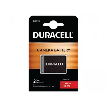 Duracell kaamera aku - asendab Canon NB-13L akut, Canon, 1010 mAh, 3,7 V, liitiumioon (Li-Ion)
