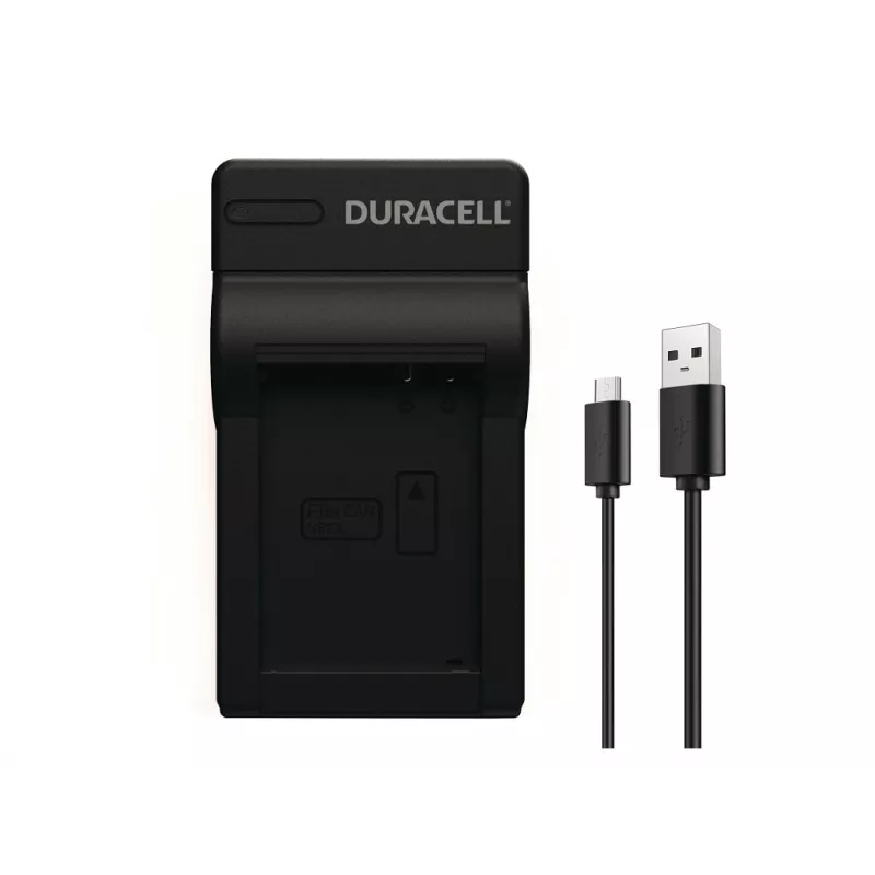 Duracell digikaamera akulaadija, USB, sisetingimustes kasutatav akulaadija, Canon NB-10L, must, 5 V, 5 V