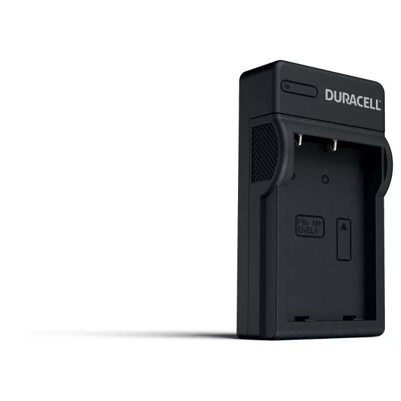 Duracell digikaamera akulaadija, USB, siseruumide akulaadija, Nikon EN-EL9, must, 5 V, 5 V