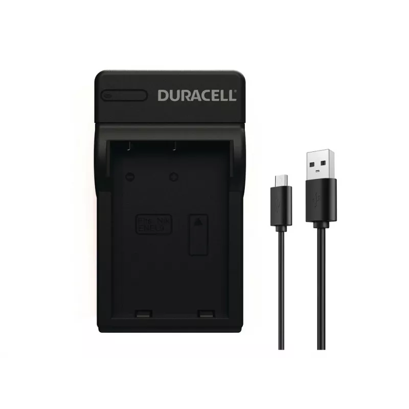 Duracell digikaamera akulaadija, USB, siseruumide akulaadija, Nikon EN-EL9, must, 5 V, 5 V