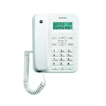 Motorola CT202 analoogtelefon helistaja ID-ga valge