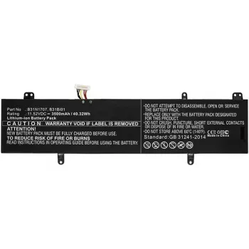 CoreParts MBXAS-BA0178 sülearvuti varuosa Aku