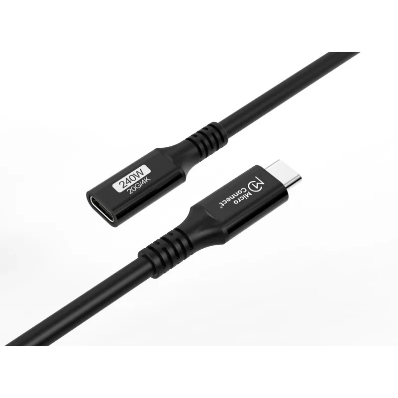 Microconnect USB3.2CC2EX USB-kaabel USB4 Gen 2x2 2 m USB C Must