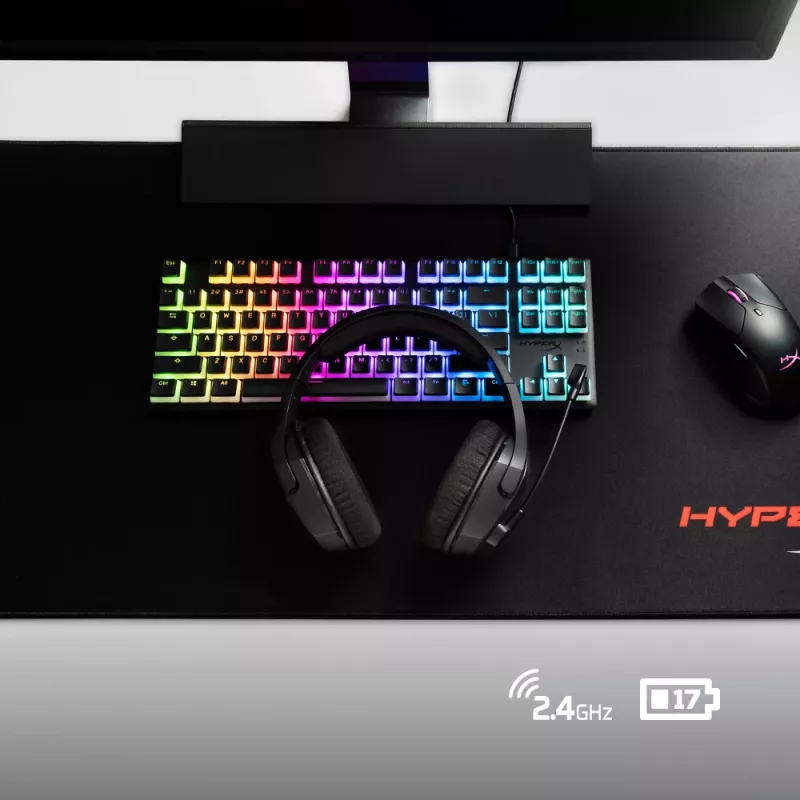 HyperX Cloud Stinger Core - juhtmevaba mänguri peakomplekt + 7.1 (must)