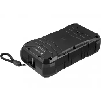 Sandberg Survivor Powerbank 27000 PD65W, 27000 mAh, Power Delivery, Quick Charge 3.0, juhtmevaba laadimine, must