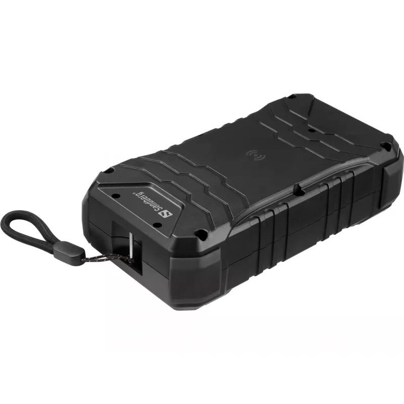 Sandberg Survivor Powerbank 27000 PD65W, 27000 mAh, Power Delivery, Quick Charge 3.0, juhtmevaba laadimine, must