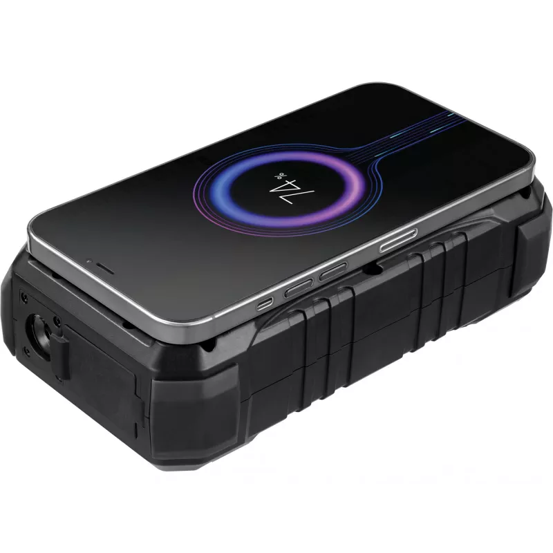 Sandberg Survivor Powerbank 27000 PD65W, 27000 mAh, Power Delivery, Quick Charge 3.0, juhtmevaba laadimine, must