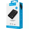 Sandberg USB-juhtmega numbriklaviatuur, USB, 19, Sülearvuti/PC, 1,5 m, Must