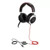 Jabra Evolve 80 MS Stereo, juhtmega, kontor/kõnekeskus, 646 g, peakomplekt, must