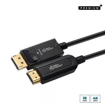 Microconnect DP-HDMI-2000V1.4OP videokaabli adapter 20 m DisplayPort HDMI Type A (Standard) Must