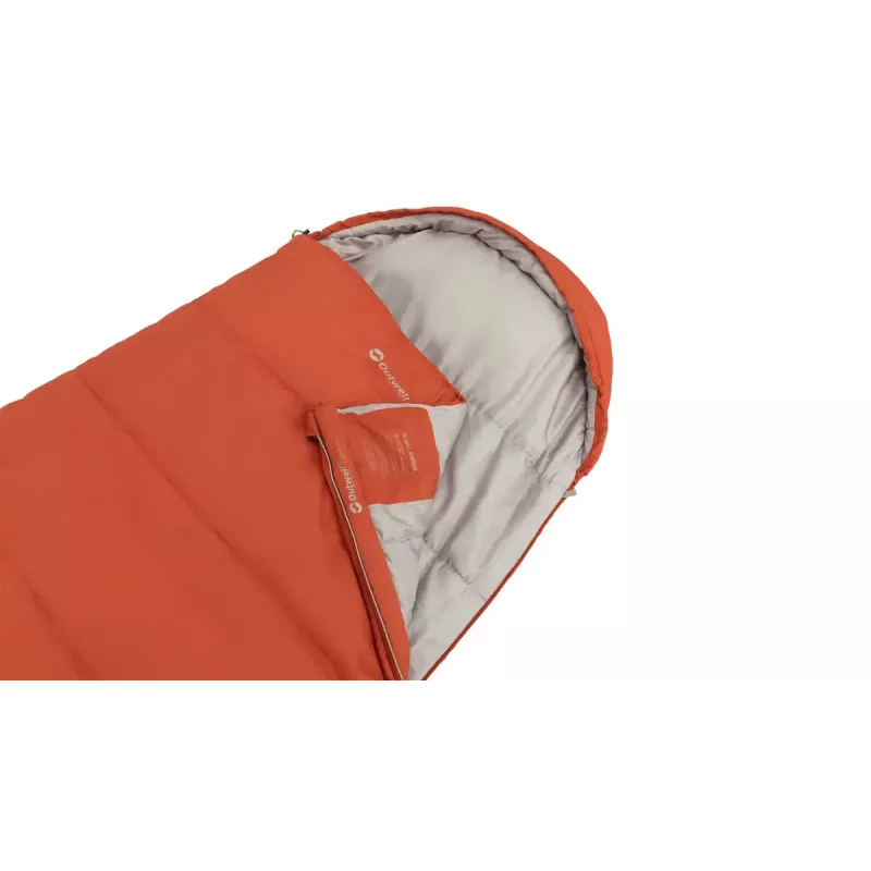 Magamiskott Outwell 230477 täiskasvanutele poolristkülikukujuline polüester 2250×850 mm 1,8 kg oranž