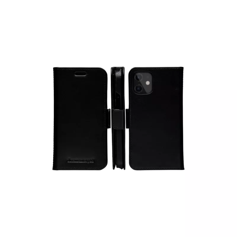 Rahakotiga ümbris dbramante1928 Lynge iPhone 12 mini 5,4-tollisele – Must, 3 kaarditaskuga