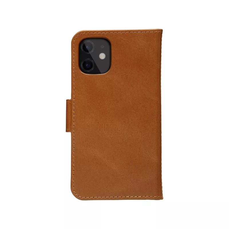 Rahakotist ümbris dbramante1928 Lynge iPhone 12 mini (5,4 tolli) jaoks — Tan, 3 kaarditaskut, lauahoidik