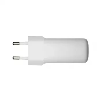 Seinalaadija d bramante re-charge Pro — 2× USB-C 25W, 110–240V, valge