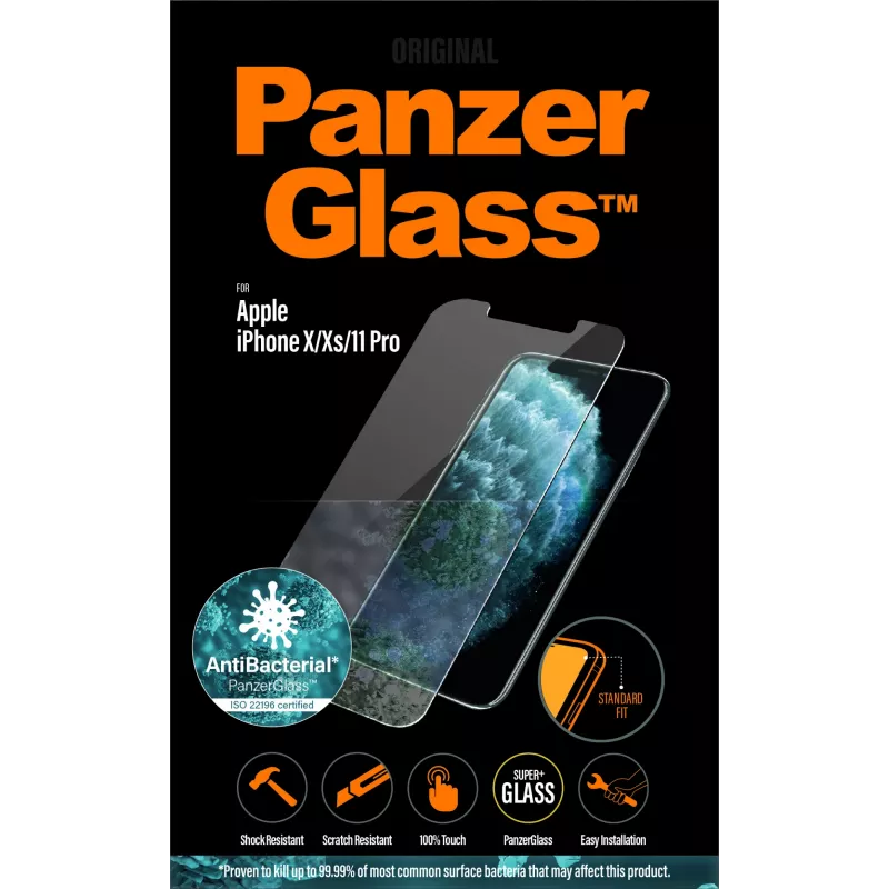PanzerGlass ® ekraanikaitse iPhone 11 Pro | Xs | X | Standard Fit